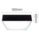 thumbnail image 5 of Pack 2 Plafon Panel Led Cuadr Sob Itd Decorativo 22w 6000k negro, 5 of 8