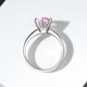 thumbnail image 3 of Anillos de Moissanita de Oro Blanco de 18K de 3-5 Quilates para Mujer Regalo Color D Claridad VVS1 Anillos de Diamante Rosa Anillo de Plata Esterlina 925 Joyería Anillos de Boda de Moissanita con, 3 of 9