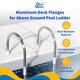 thumbnail image 2 of Bridas de aluminio para escalera de piscina, par Blue Wave NE1228PR, 2 of 7