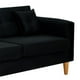 thumbnail image 4 of Sofa New Retro 3C Felpa 04 Negro, 4 of 6