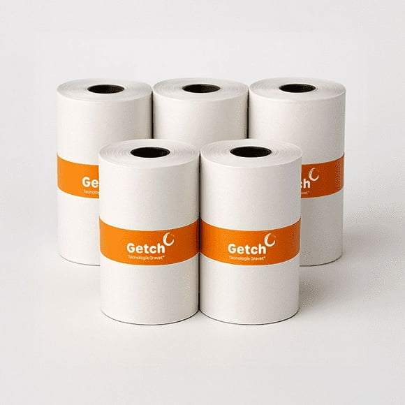 Pack 5 rollos papel térmico 10 mts