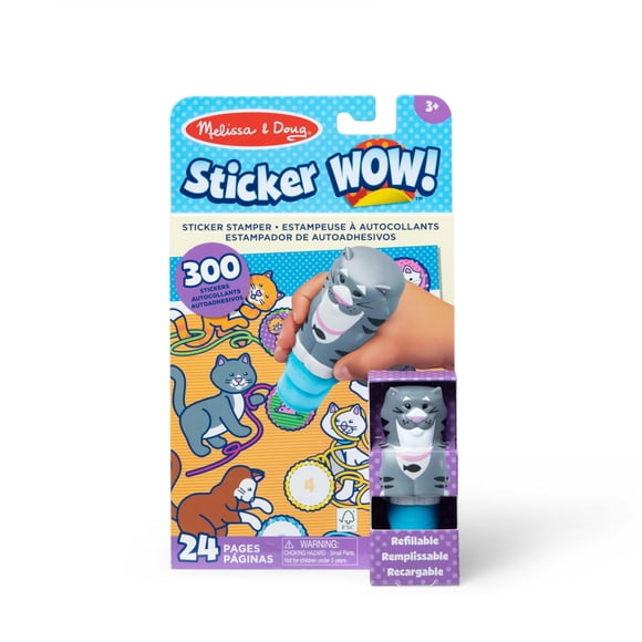 Bloc de actividades y pegatina Stamper Melissa & Doug ¡Guau!