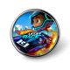 thumbnail image 1 of Hot Wheels theme Round Button Badge Premium Metal Construction Ideal For High end Events 2 8 Cm, 1 of 6