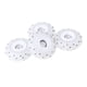 thumbnail image 3 of 4pcs flash rueda de patinaje de velocidad patines ruedas luz 76mm blanco, 3 of 5