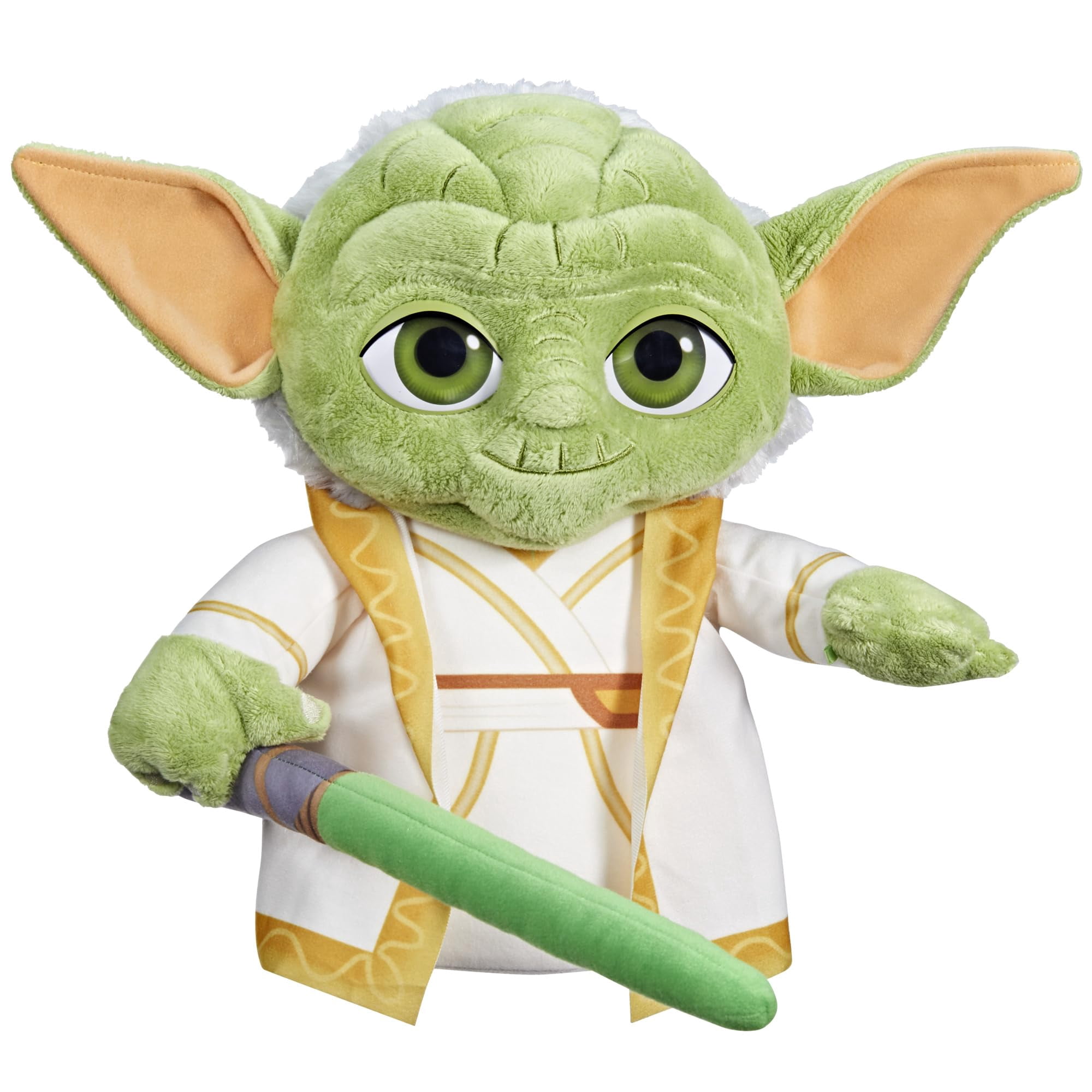 Star Wars: Young Jedi Adventures - Peluche Star Wars Master Yoda De 34 Cm Con Bata Jedi Para Niños Mayores De 3 Años