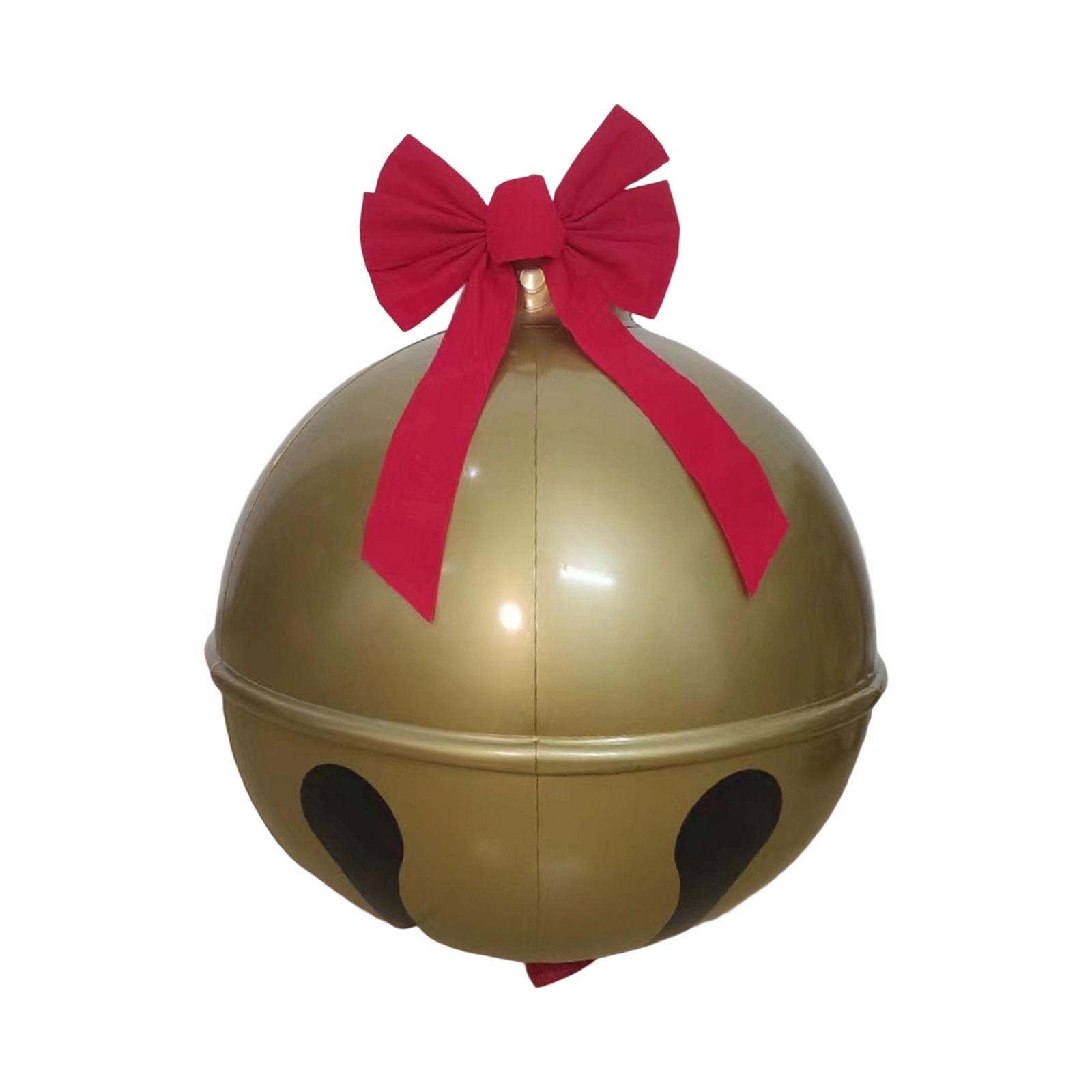 Magideal - Bola Decorativa Inflable Reutilizable De 23,6 Pulgadas, Adorno Colgante, Bola De Navidad Inflable Para Porche Interior, Jardín, Decoración Del Hogar