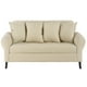 thumbnail image 2 of Sofa Lua 3c + 2 Pouf Pu 20 Beige, 2 of 6