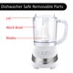 thumbnail image 5 of Procesador de alimentos Brentwood FP-549W 700 ml, 2 velocidades, blanco, 5 of 7