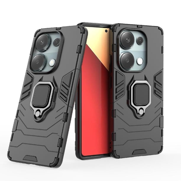 FOXDOCK Funda Antigolpes para Xiaomi Redmi Note 13 Pro 4G – Protección Total con Soporte y Diseño Robusto