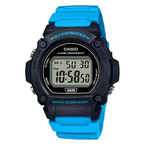 Casio - Reloj W-219H-2A2V Hombre Digital Resina