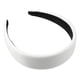 thumbnail image 1 of Diadema de cuero sintético Unique Bargains para mujeres, 1.6 pulgadas de ancho, 1 pieza, blanco, 1 of 7