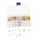 thumbnail image 5 of arete en caja pendiente trasero kit de soporte 550 unids 10 estilos oro y plata, 5 of 5