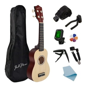 Ibrah Music - Ukelele Soprano Concierto Ibrah 21 Pulgadas + Accesorios
