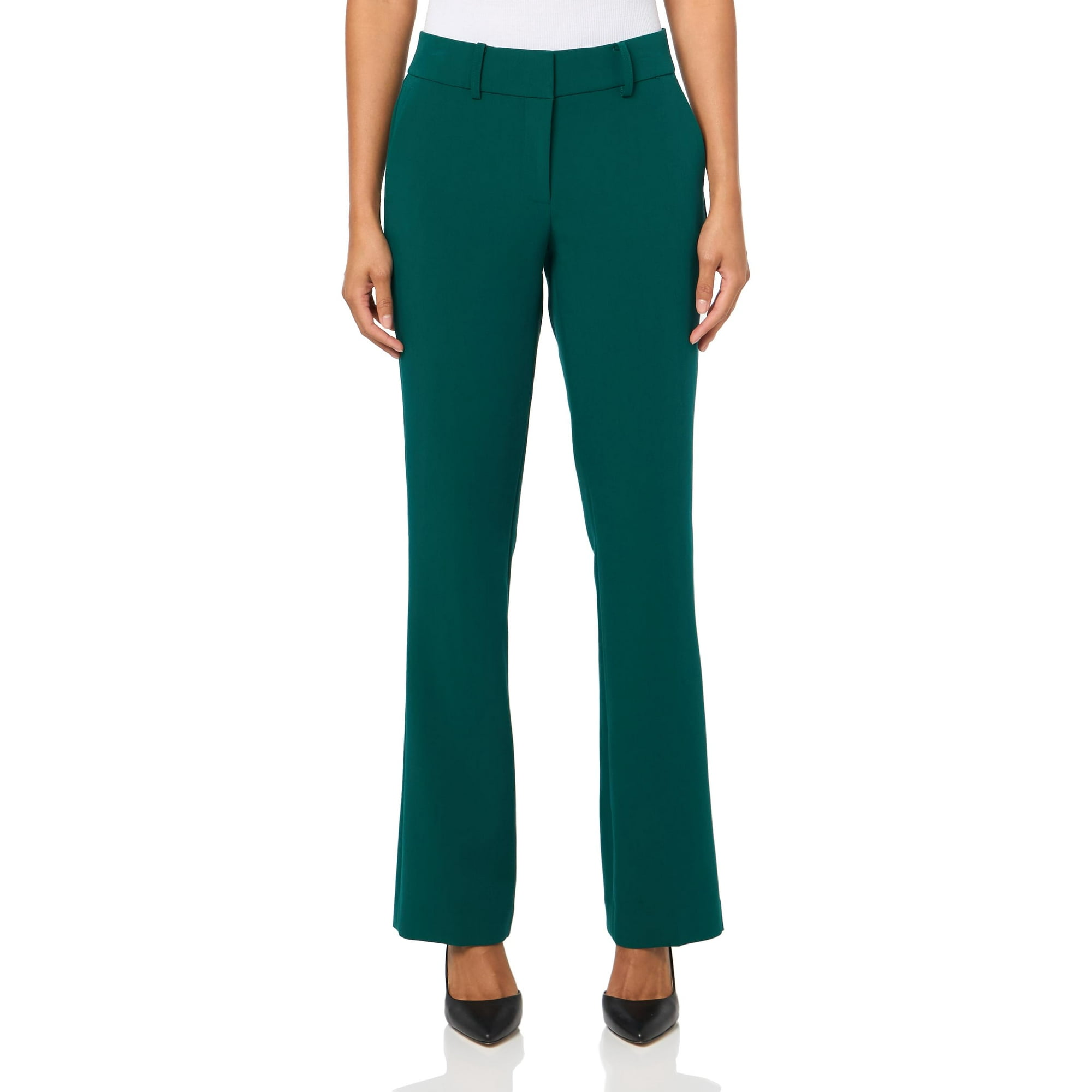 Pantalones Tommy Hilfiger Sutton Dress Para Mujer, Color Verde Bosque, Talla 0