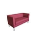 thumbnail image 2 of Sofa Caribe Dos Cuerpos En Lino Rojo, 2 of 3