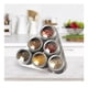 thumbnail image 2 of Set Especiero Triangulo 6 Potes Acero Inoxidable Con Base Imán, 2 of 2