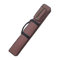 Magideal - Estuche Para Tacos De Billar De 8 Agujeros Con Correa De Transporte, Resistente A Golpes, Con Articulación De 1/2, Bolsa Protectora Para Guardar Cañas Café