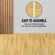 thumbnail image 5 of Baldosas de espuma para suelos Home Cube USA 61 cm 96 ft² - 24 piezas, 5 of 8