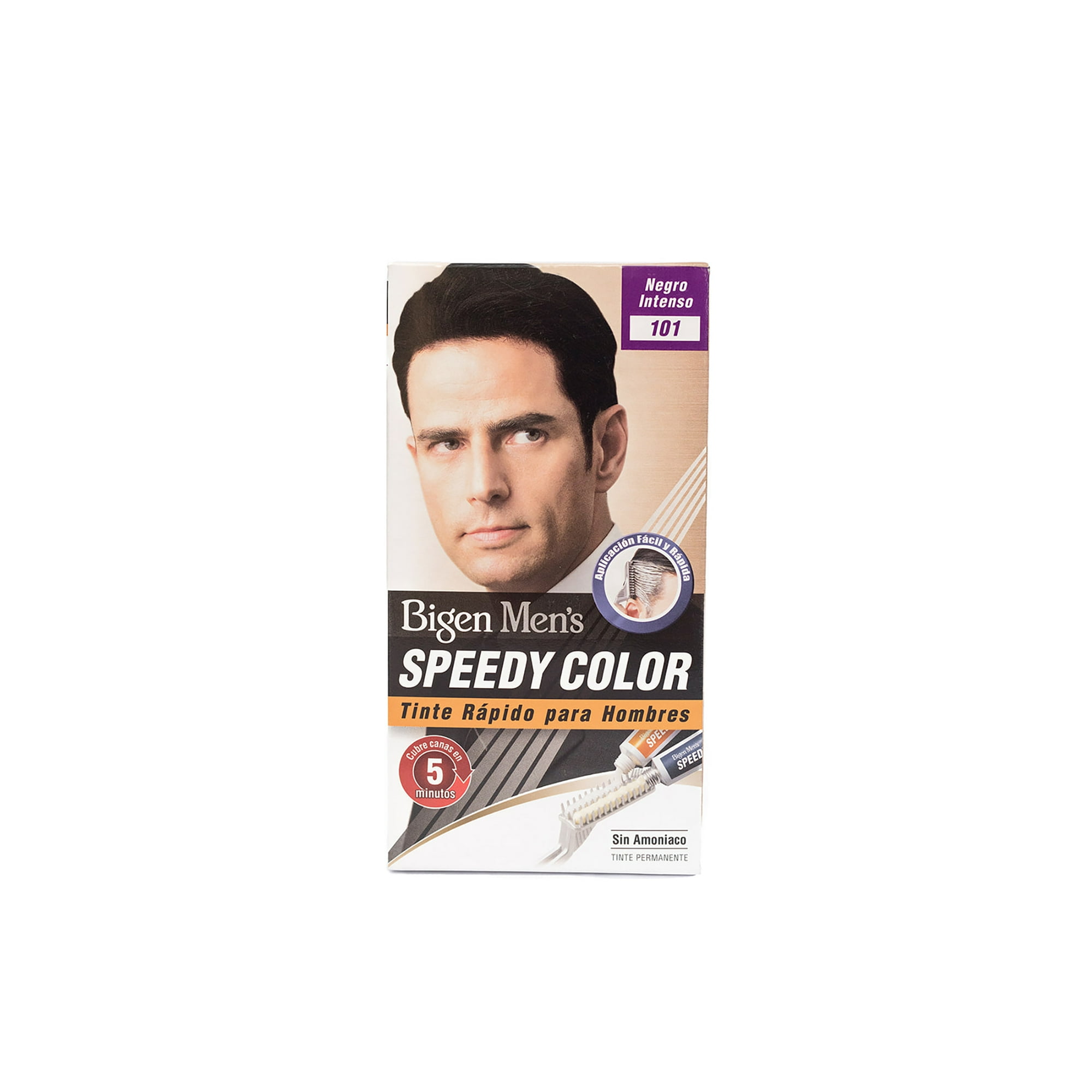 Bigen Men´s Speedy - Tinte Permanente Para Hombre Color #101 Negro Intenso