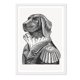 thumbnail image 1 of Cuadro Perro Lord con Marco Blanco 50x40 CM, 1 of 1