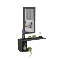 Genérico - Recibidor Arrimo Flotante Moderno Minimalista Con Espejo