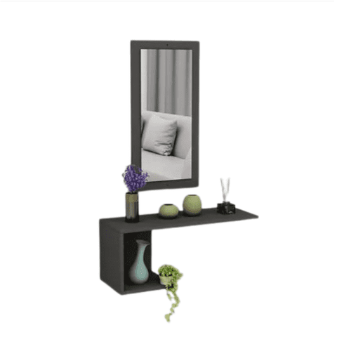 Genérico - Recibidor Arrimo Flotante Moderno Minimalista Con Espejo