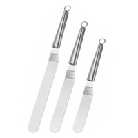 Genérico - Set 3 Espátulas Alisadora Repostera Decoración Tortas