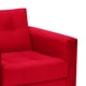 thumbnail image 4 of Sofa Retro 1c Felpa 05 Rojo, 4 of 6