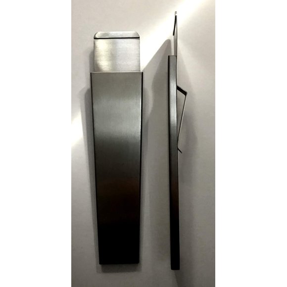 Funda de cuchillo OLIKIUS 27 cm con clip de cinturón de acero inoxidable