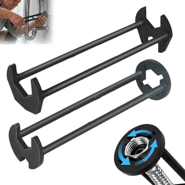 Llave fregadero 2 pack instalación extracción grifos herramienta espacios estrechos