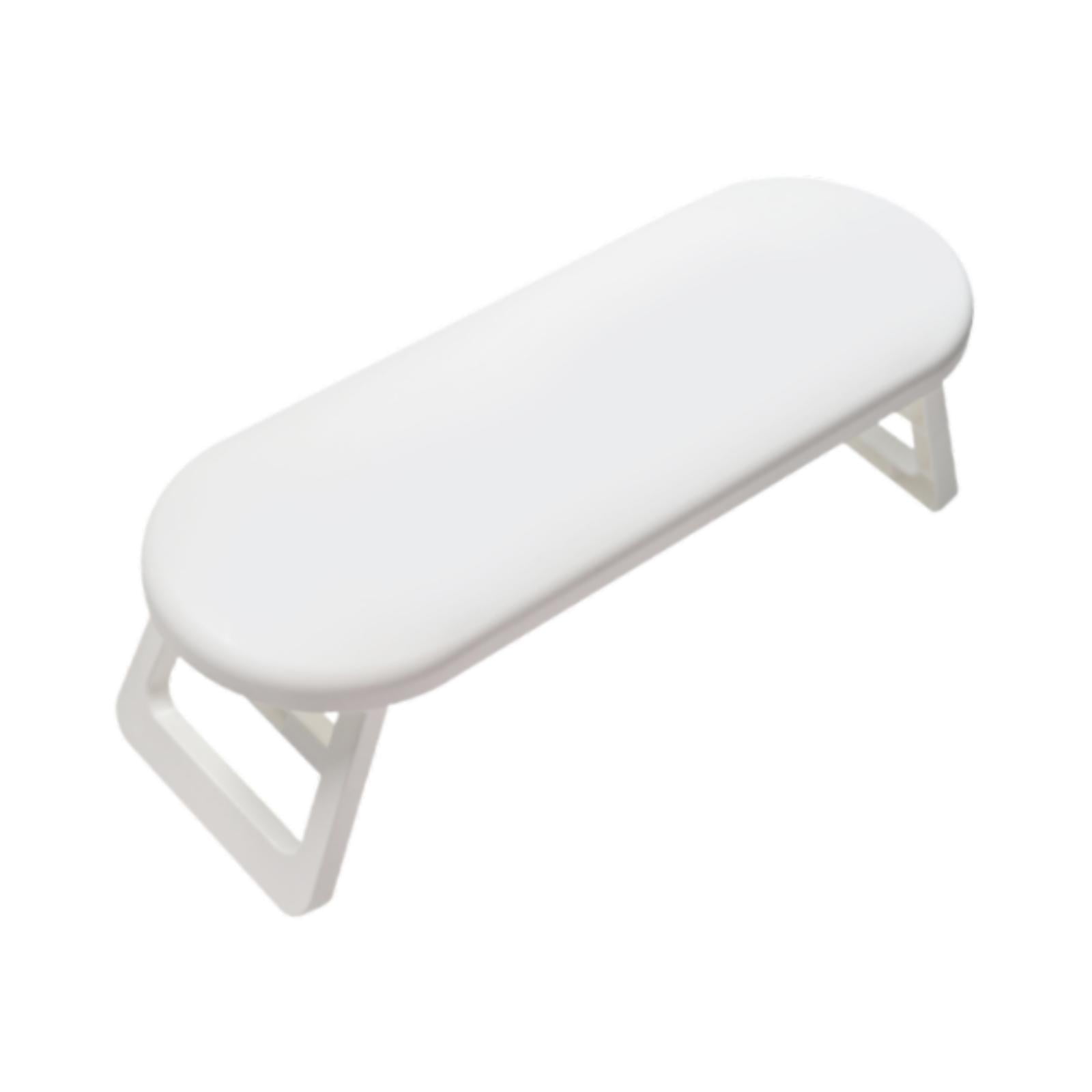 Ioensy - Reposabrazos Para Uñas Reposamanos Salones Hogar Bricolaje Mesa Plegable Escritorio Estación Reposamanos Blanco