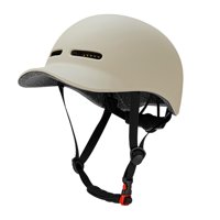 Ioensy - Casco De Bicicleta Casco De Bicicleta Transpirable Para Monopatín Patín De Ruedas Al Aire Libre Beige