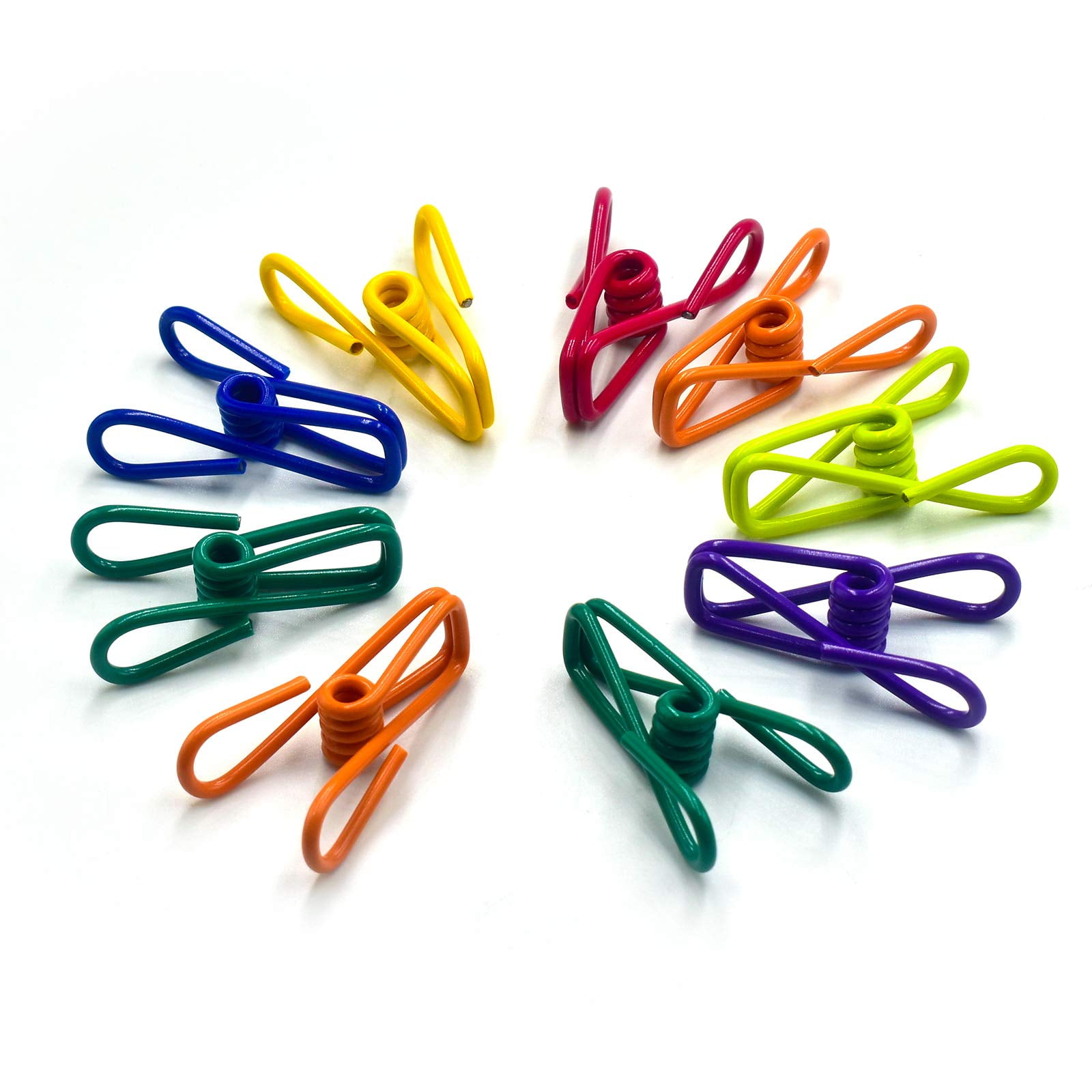 Chip Clips Dagongren De Acero Con Revestimiento De Pvc, Paquete De 16
