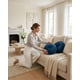 thumbnail image 2 of Cojin Rueda Terciopelo Redondo Sofa Decorativo Salon, 2 of 7