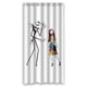 thumbnail image 1 of Cortina de ducha de Jack Skellington de Pesadilla antes de Navidad, juego de cortina de baño con ganchos, tamaño 36 x 72 pulgadas, 1 of 3