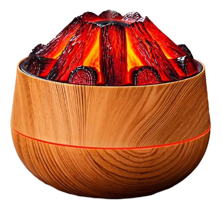 Genérico - Humidificador Fuego Carbon Niebla Fria Hogar Dormitorio Lau