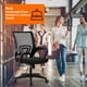 thumbnail image 4 of Silla de oficina BestOffice ergonómica con respaldo medio, giratoria, negra, 4 of 7