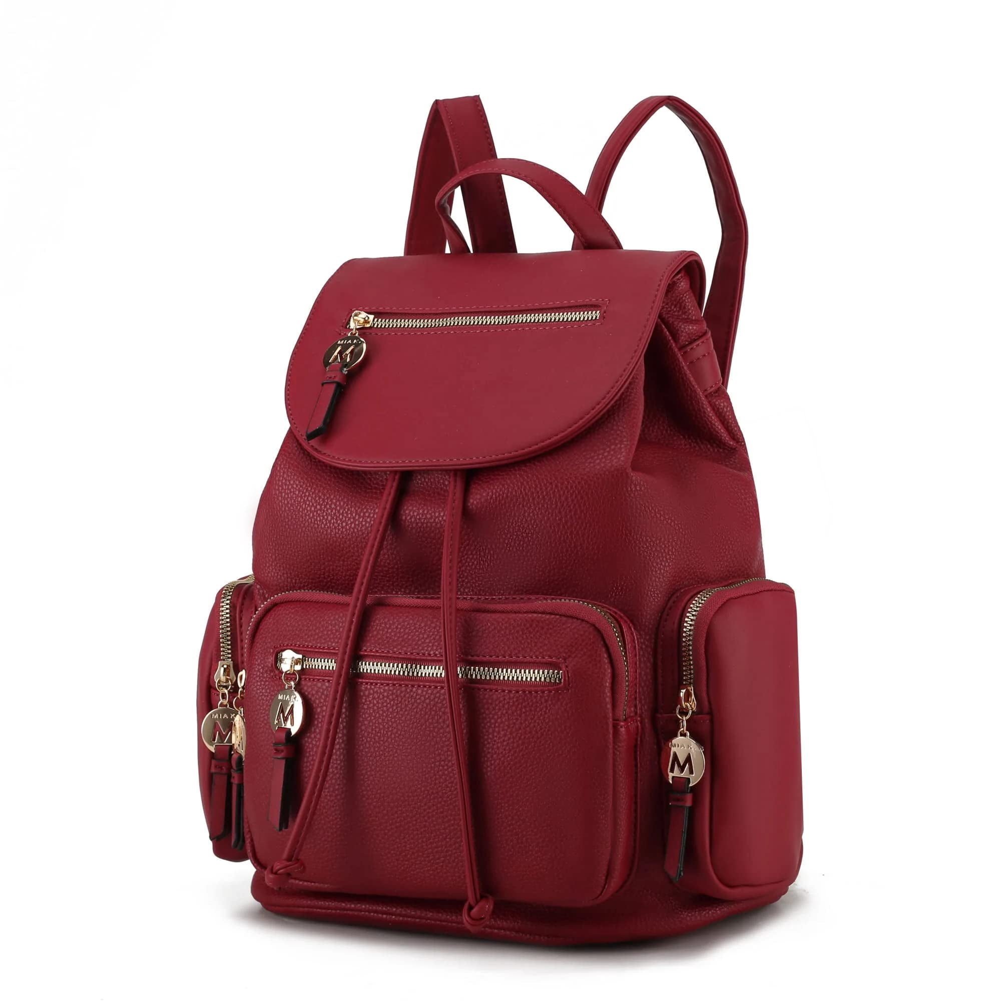Generic - Mochila Mia K Ivanna Para Mujer En Piel Vegana Roja