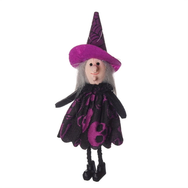 1pc, Cartoon Pumpkin Witch Pendant - Perfect for Halloween Parties and Decorations