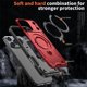 thumbnail image 4 of Para Apple iPhone 17 Pro Max Funda con Soporte de Anillo en O Magnético Invisible, Funda de Teléfono a Prueba de Golpes, Rojo, para iPhone 17 Pro Max, 4 of 6