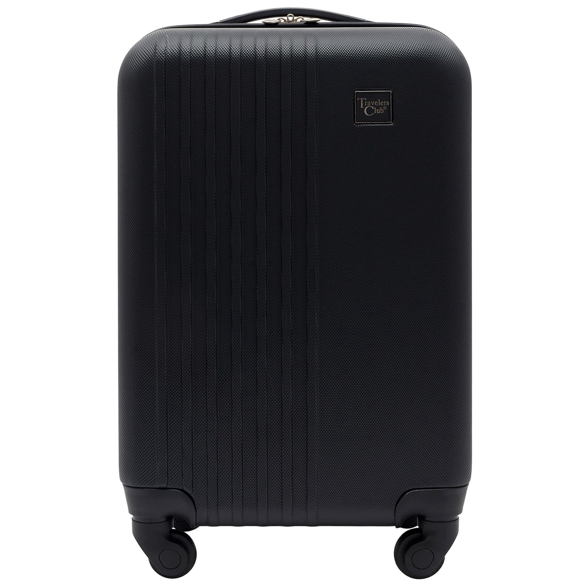Cuchilla Giratoria Rígida Luggage Travelers Club Cosmo De 20 Pulgadas, Color Negro