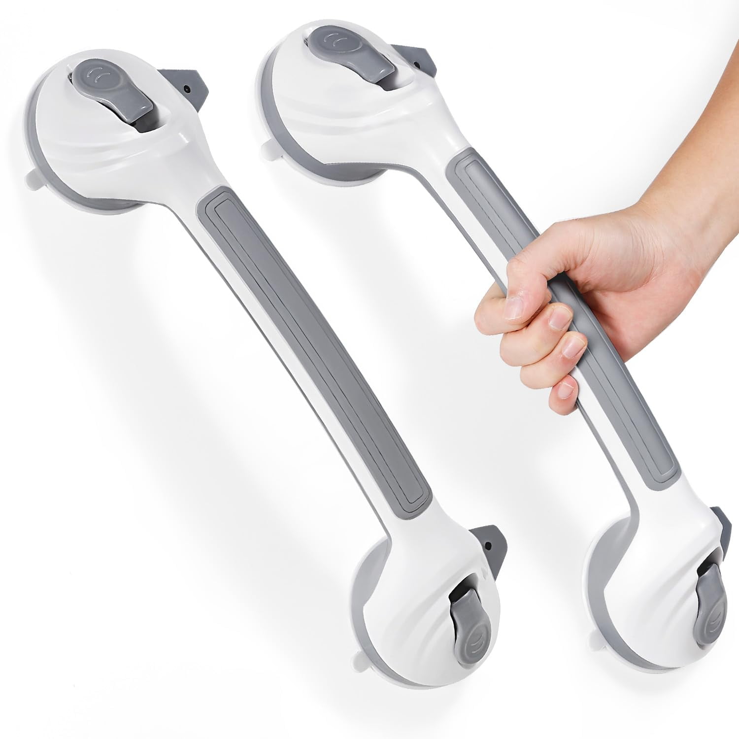 Reyiu - Barras De Agarre Con Ventosa Reyu De 42 Cm Para Bañeras Y Duchas