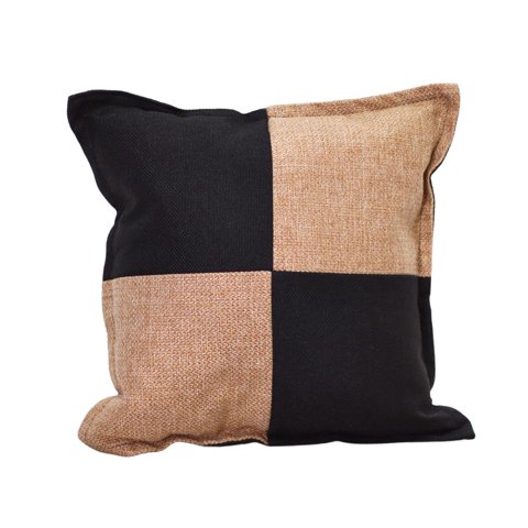 Máxima Design - Cojín Gabriela Omega Negro Crudo 50X50 Cm