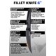 thumbnail image 5 of Cuchillo Dalstrong 15 cm para filetear y deshuesar con recubrimiento de nitruro de titanio, 5 of 9