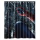 thumbnail image 1 of Cortina de ducha de Spider-Man con ganchos, tamaño 60 x 72 pulgadas, 1 of 3