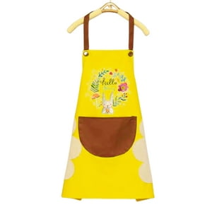 Handydeco - Delantal De Cocina Impermermeable Con Bolsillo Y Toallas