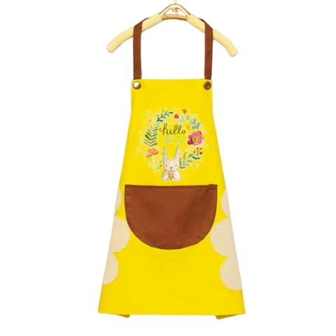 Handydeco - Delantal De Cocina Impermermeable Con Bolsillo Y Toallas