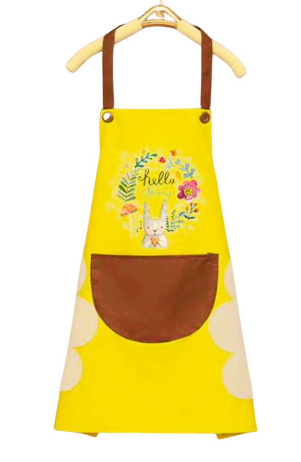 Handydeco - Delantal De Cocina Impermermeable Con Bolsillo Y Toallas