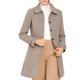 thumbnail image 1 of Abrigo de Invierno de Mujer con Cuello Peter Pan y Abotonado Simple INSPIRE CHIC M Marrón, 1 of 7
