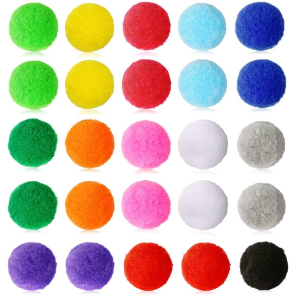 Pompones Pllieay 200 piezas 5 cm colores surtidos